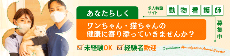 動物看護師求人ページ